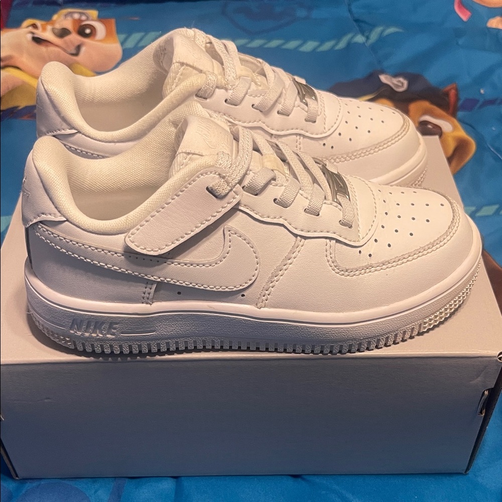 Nike Kids All-White Sneakers